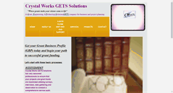 Desktop Screenshot of crystalworksgets.com